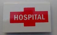 Plaqueta de Identificação de Alumínio - Hospital