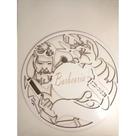 Plaquinha Decorativa Barbearia Branco - Móveis Trovarelli