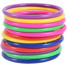 Plastic Ring Toss Game OBTANIM 12 unidades de 12 cm multicolorido