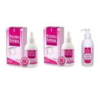 Plástica Natural Eloisa Medina Rejuvenescedor Facial 120ml - 2 Loções e 1 Sabonete Líquido com Colágeno 180ml