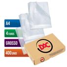 Plastico 4 Furos Grosso DAC - 400 Envelopes