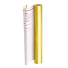 Plastico Adesivo 45Cmx10M Metalico Dourado Pp 0,08