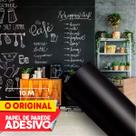 Plástico Adesivo Preto Papel Parede 45 Cm X 10 Metros