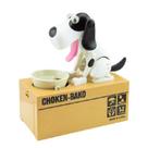 Plástico de cachorro animado Coin Bank Funny Dog para casa de crianças
