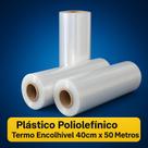 Plástico Filme Poliolefínico Termo Encolhivel 40cmx50 Metros bobina rolo embalagem