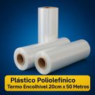 Plástico Fime Poliolefínico Termo Encolhivel 20cmx50 Metros bobina rolo embalagem
