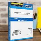 Plástico para Plastificação A4 Masterprint 175 Micras 0,07mm 220x307mm 100 Folhas