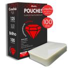 Plástico para Plastificação Crachá 59x86 mm 100 und Polaseal Pouches