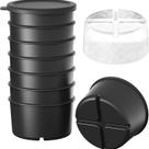 Plástico reutilizável Ice Moldes com tampas, Acessório para Kitchen Aid, Preto Anexo, KSIA4IM, Novo