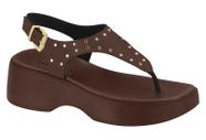 Plataforma Flatform Feminina Chocolate 5503.122 -
