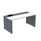Plataforma Simples 120x792 Pscpp120/792/1 Pessoa 120cm Industrial Branco E Grafito