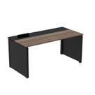 Plataforma Simples 150x792 Pscpp150/792/1 Pessoa 150cm Industrial Walnut E Preto