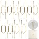 Plate Hangers Linkhood Dish Display de 8 polegadas, pacote com 10 Plate Hangers Linkhood Dish Display de 8 polegadas, pacote com 10