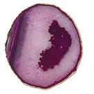 PLATTER ÁGATA ROSA 16x17x1cm