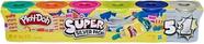 Play-Doh Hasbro Super Pack com 6 Massas Douradas e Prateadas Sortidas