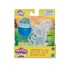 Play Doh Slime Hidro Glitz Dino Bones Eggs Braquiossauro Hasbro