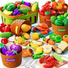 Play Food Set NIPLOOOW para crianças, brinquedos didáticos para crianças