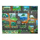 Play Mat Kids Dinosaur World Parking Map Game Scene 130x100c