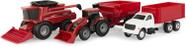 Play Set Agrícola Case IH Trator Caminhão Colheitadeira 1/64