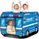 Play Tent Britik Police Car para crianças de 1 a 3 anos em ambientes internos/externos