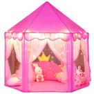 Play Tent WilWolfer Princess Castle para meninas com luzes estelares