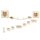Playground Casinha Para Gatos Com Arranhador Antistress 12 Peças