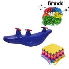 Playground Crocodilo Tatames 50x50 100 Multiblocos Inclusos