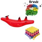 Playground Crocodilo + Tatames e Multiblocos de Brinde Ideal para Crianças