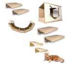 Playground Gato 8pcs Resistente Enviado Já Montado Produto Parafusado