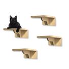 Playground Gato Área Externa 4pcs Parafusado Resistente Com Kit Fixacao