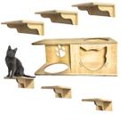 Playground Gato Área Externa 7pcs Nicho Grande Degraus Parafusados Resistente Envio Montado