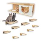 Playground Gatos 10pçs Montado MDF 15mm Parafusado Super Resistente
