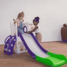 Playground Infantil Mini Mundo 5 Em 1 Roxo e Verde Freso