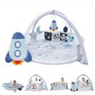 Playmat e Ginásio Infantil Aila+Aiden 6 em 1 XL - Cinza Espacial