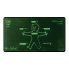 Playmat Ultra PRO Fallout Black costurado para reunião mágica Playmat Ultra PRO Fallout Black costurado para reunião mágica