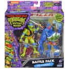 PlayMates TMNT Mutant Mayhem Pacote de Batalha Leo vs Superfly