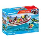 Playmobil - action heroes - bote de salvamento com jet ski - 71464