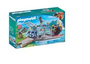 Playmobil - Conjunto de Construção Enemy Airboat com Raptor Playmobil - Conjunto de Construção Enemy Airboat com Raptor