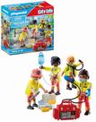 Playmobil Medical Team Rescue com desfibrilador e bolsa médica Playmobil Medical Team Rescue com desfibrilador e bolsa médica