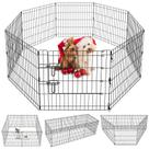 Playpen Artmalle Puppy Pet, 8 painéis, 60 cm, interior e exterior, metal Playpen Artmalle Puppy Pet, 8 painéis, 60 cm, interior e exterior, metal