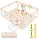 Playpen Infantil Abdtech Extra Grande com Capa de Malha Macia