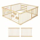 Playpen ZETY Baby Extra Large de madeira para crianças e bebês