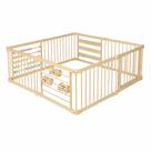 Playpen ZETY Baby Extra Large de madeira para crianças e bebês