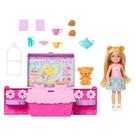 Playset Barbie Família & Amigos Clube Chá da Tarde da Chelsea
