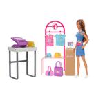Playset Barbie Make & Sell Boutique com expositor
