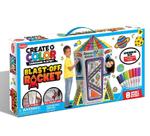 Playset Cardboard Blast-Off Rocket Anker Play Criar e colorir