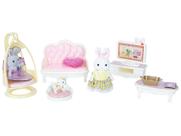 Playset Coelho Lullie Kids Sala de Estar 10 Peças