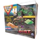 Playset com Rampa e Veículo - Monster Jam - Grave Digger