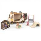 Playset de Ônibus Escolar OLEOCA Sala de Aula Móvel 27 x 13 x 17 cm