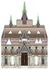 Playset Disney Frozen 2 Faça seu próprio castelo com casa de bonecas